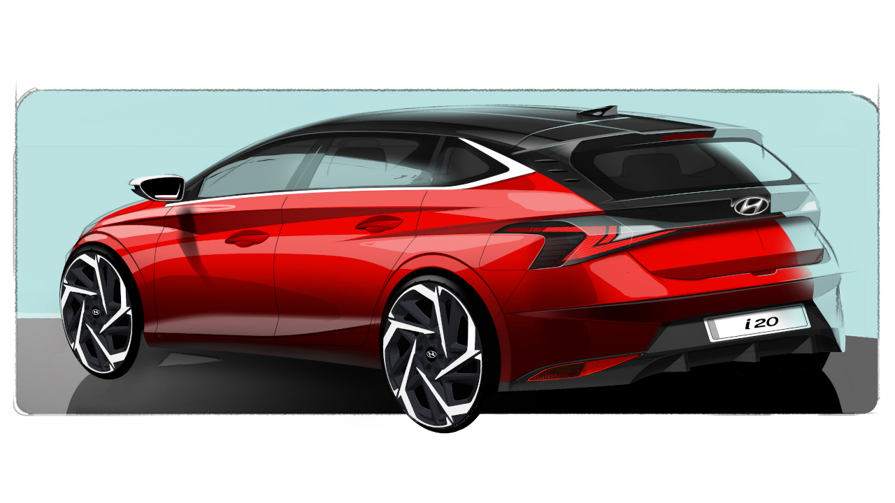 Νέο Hyundai i20 επίσημα σκίτσα