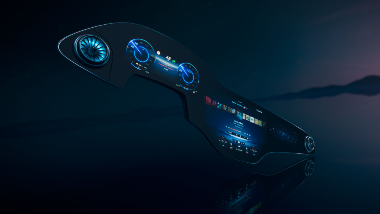 Mercedes-EQ. MBUX Hyperscreen