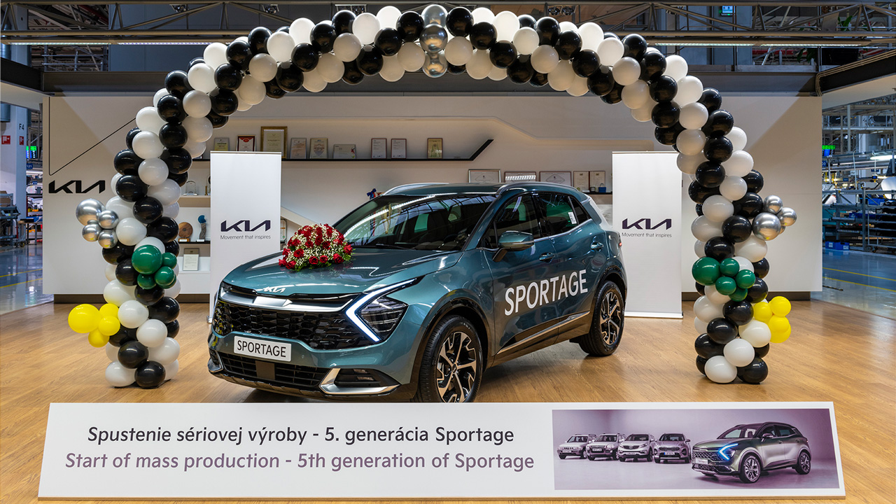 Kia Sportage που κατασκευάζεται