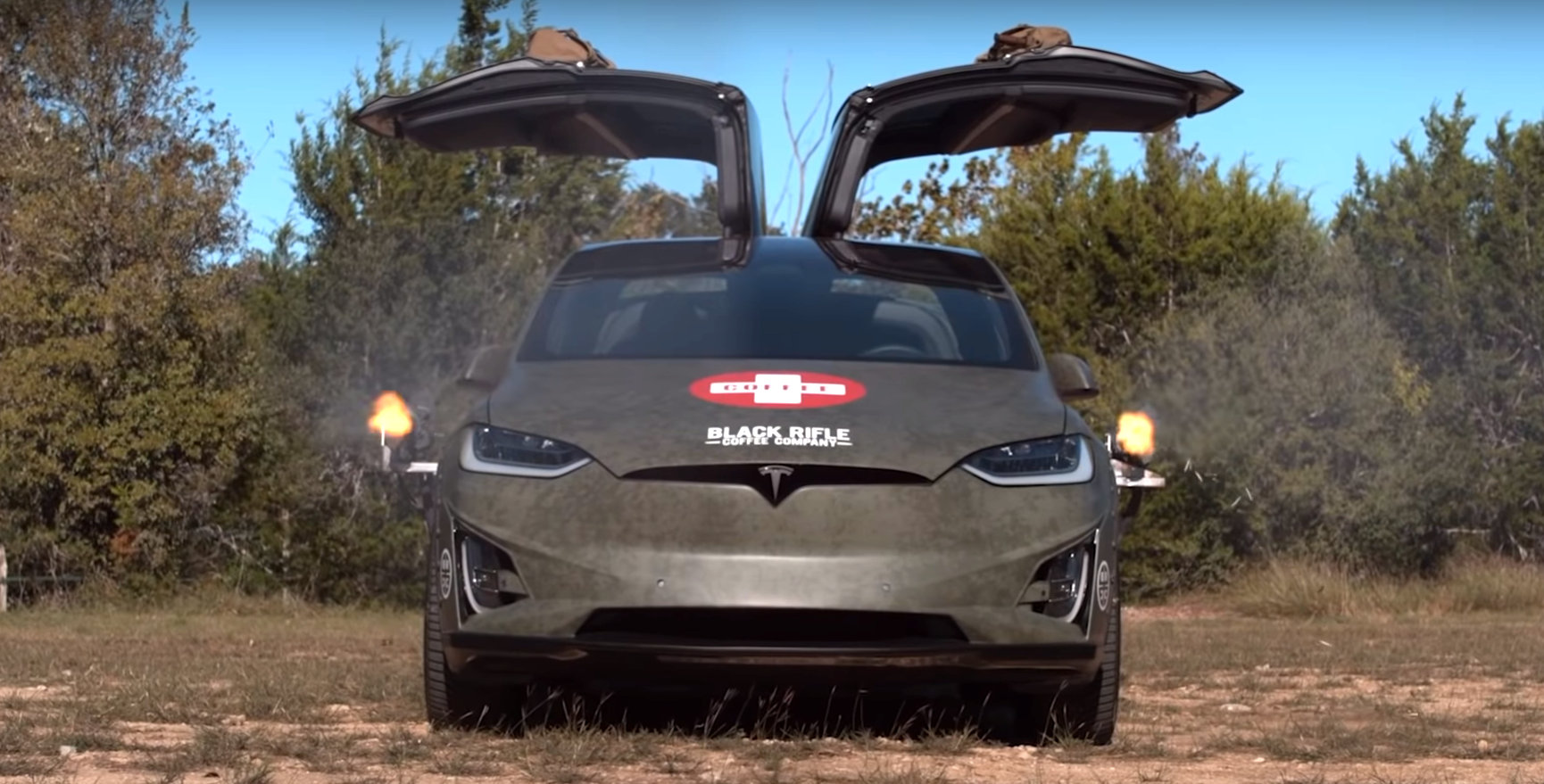 Tesla black rifle coffee model x 2021