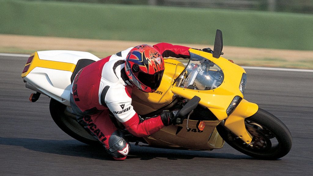 Κίτρινο χρώμα Ducati επετειακά γραφικά 2023