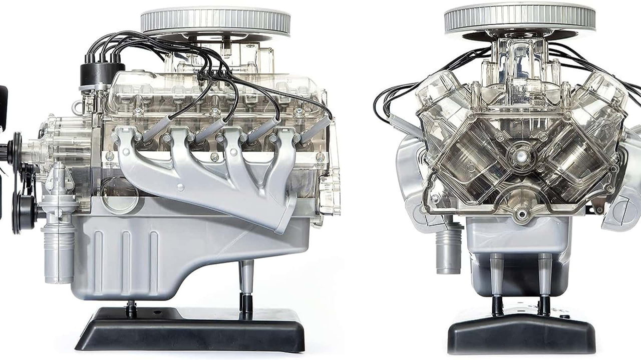 Κινητήρας Ford V8 μινιατούρα με κινούμενα μέρη