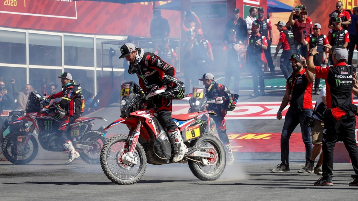 Ricky Brabec Honda 2020 Dakar Rally HRC winner