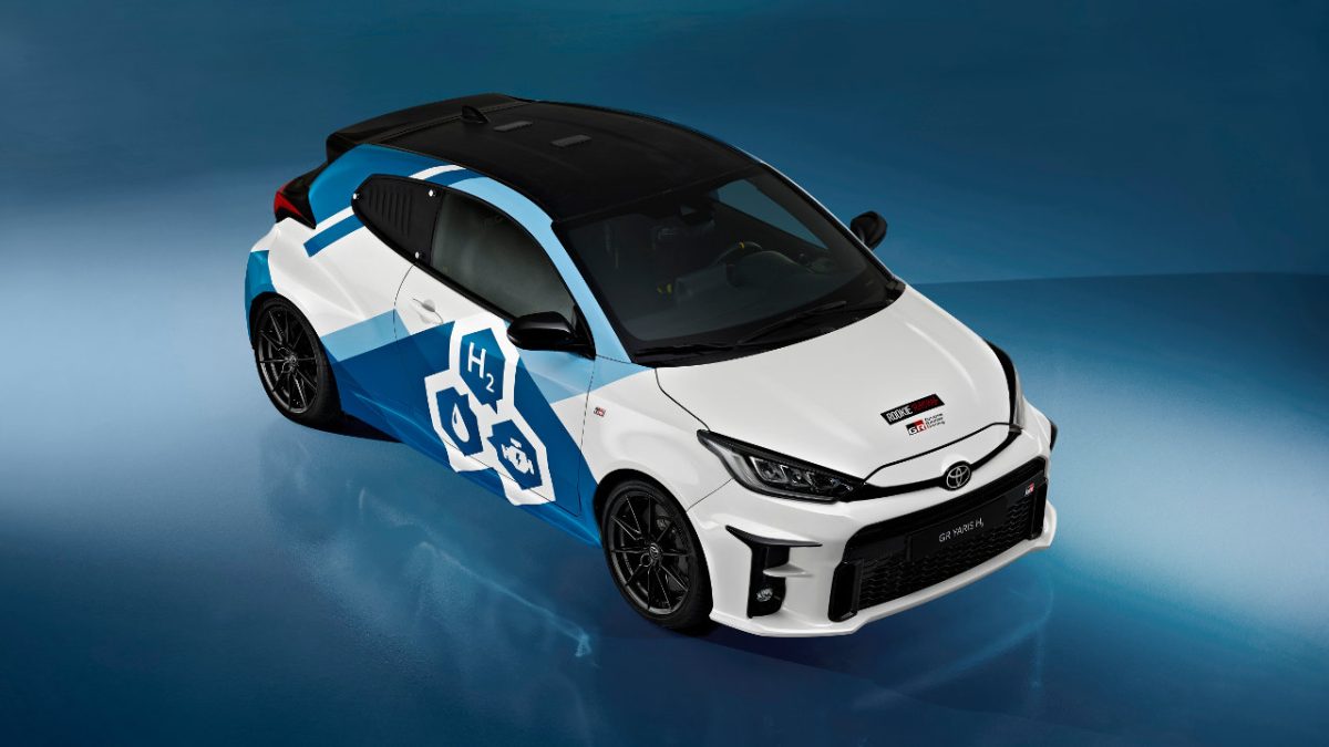 toyota gr yaris κινητήρας υδρογόνου 2021