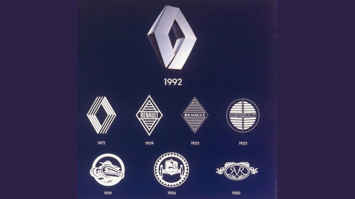 3-1900 - 1992 - Logos Renault History