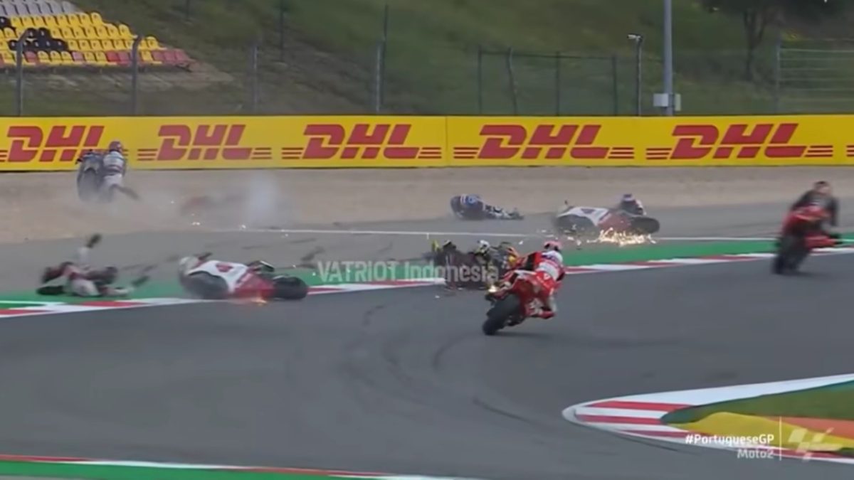 Moto2 ατύχημα