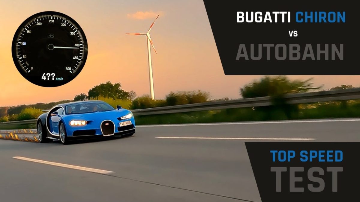 bugatti Chiron autobahn