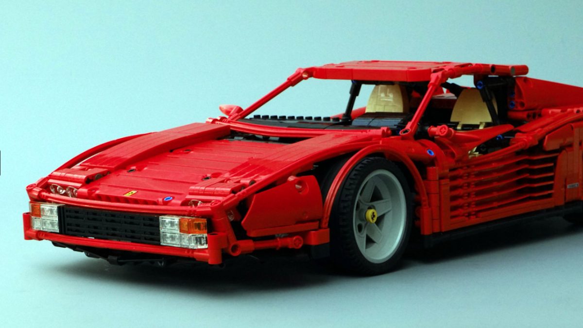 Ferrari Testarossa Lego