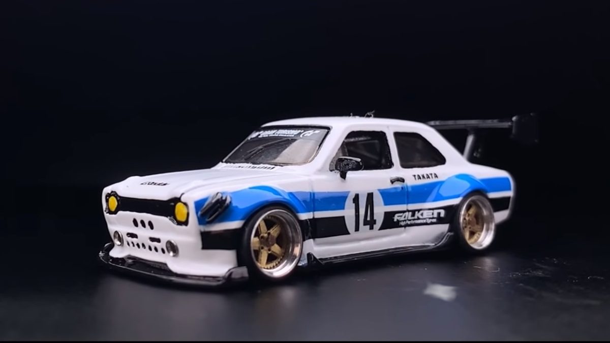 Ford Escort RS1600 restomod Hotwheels video