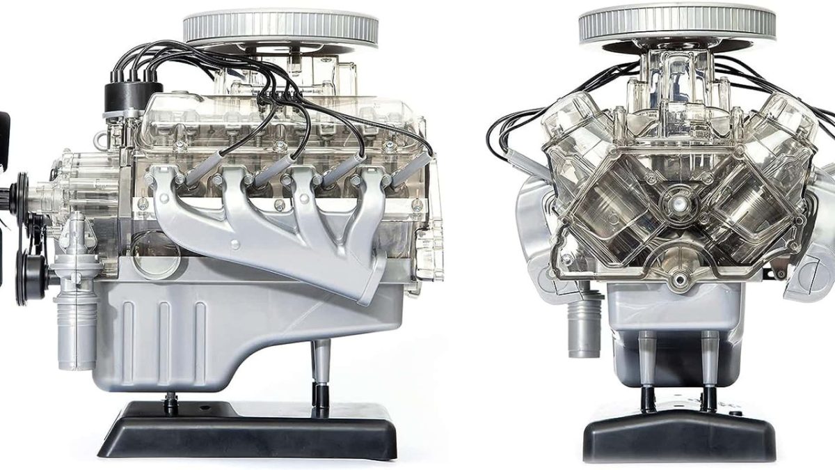Κινητήρας Ford V8 μινιατούρα με κινούμενα μέρη