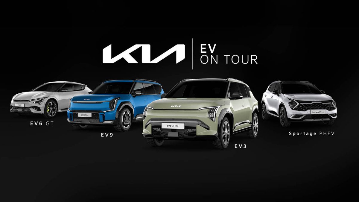 Kia EV on tour 2025