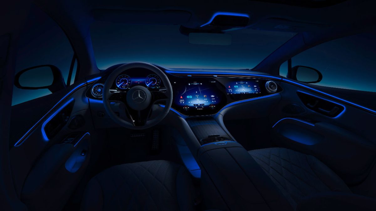 Mercedes EQS, MBUX Hyperscreen