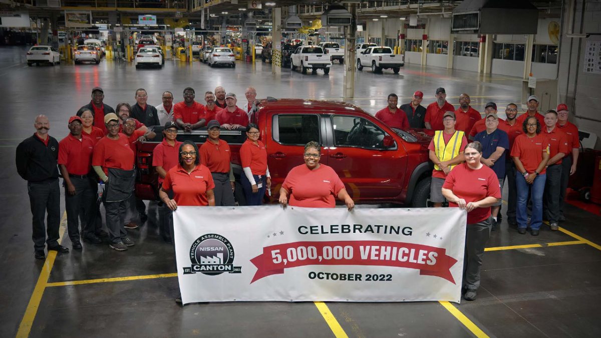 Nissan Canton εργοστάσιο Mississippi ορόσημο παραγωγής 2022