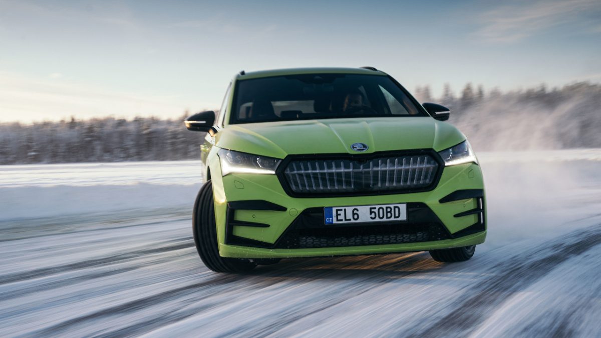 Skoda Enyaq RS iV ρεκόρ Guinness 2023