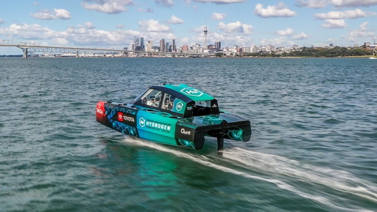 Emirates Team New Zealand toyota fuel cells 2022 κυψέλες υδρογόνου