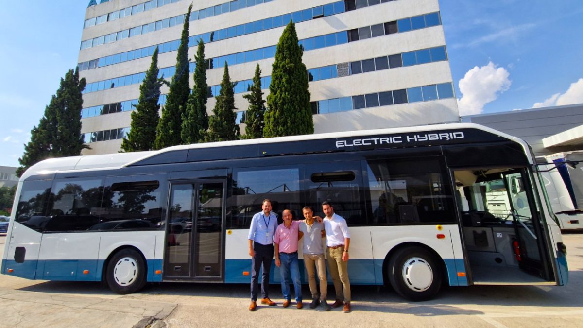 Volvo 7900 Full Electric Hybrid παράδοση λεωφορείου